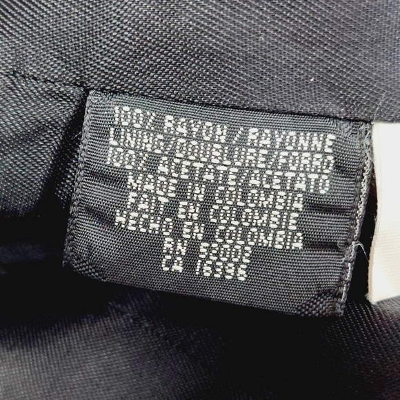 Liz Claiborne Black Double Button Notched Lapels Flap Pockets Blazer P7041 - Picture 6 of 7